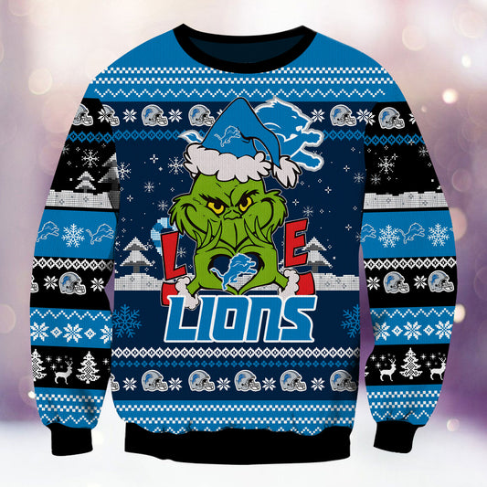 Detroit Lions Premium Ugly Christmas Sweater AZBTUSW000284