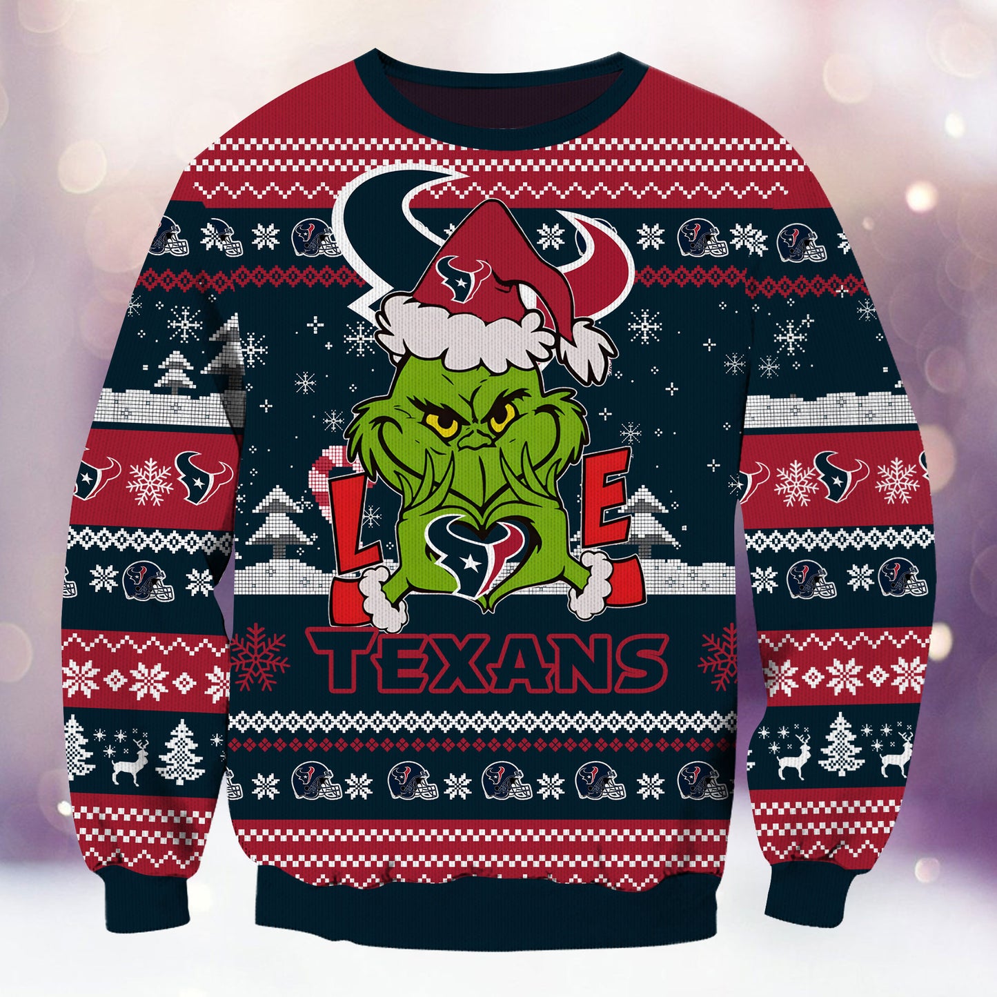 Houston Texans Premium Ugly Christmas Sweater AZBTUSW000286