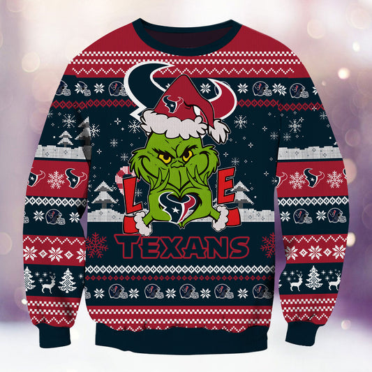 Houston Texans Premium Ugly Christmas Sweater AZBTUSW000286