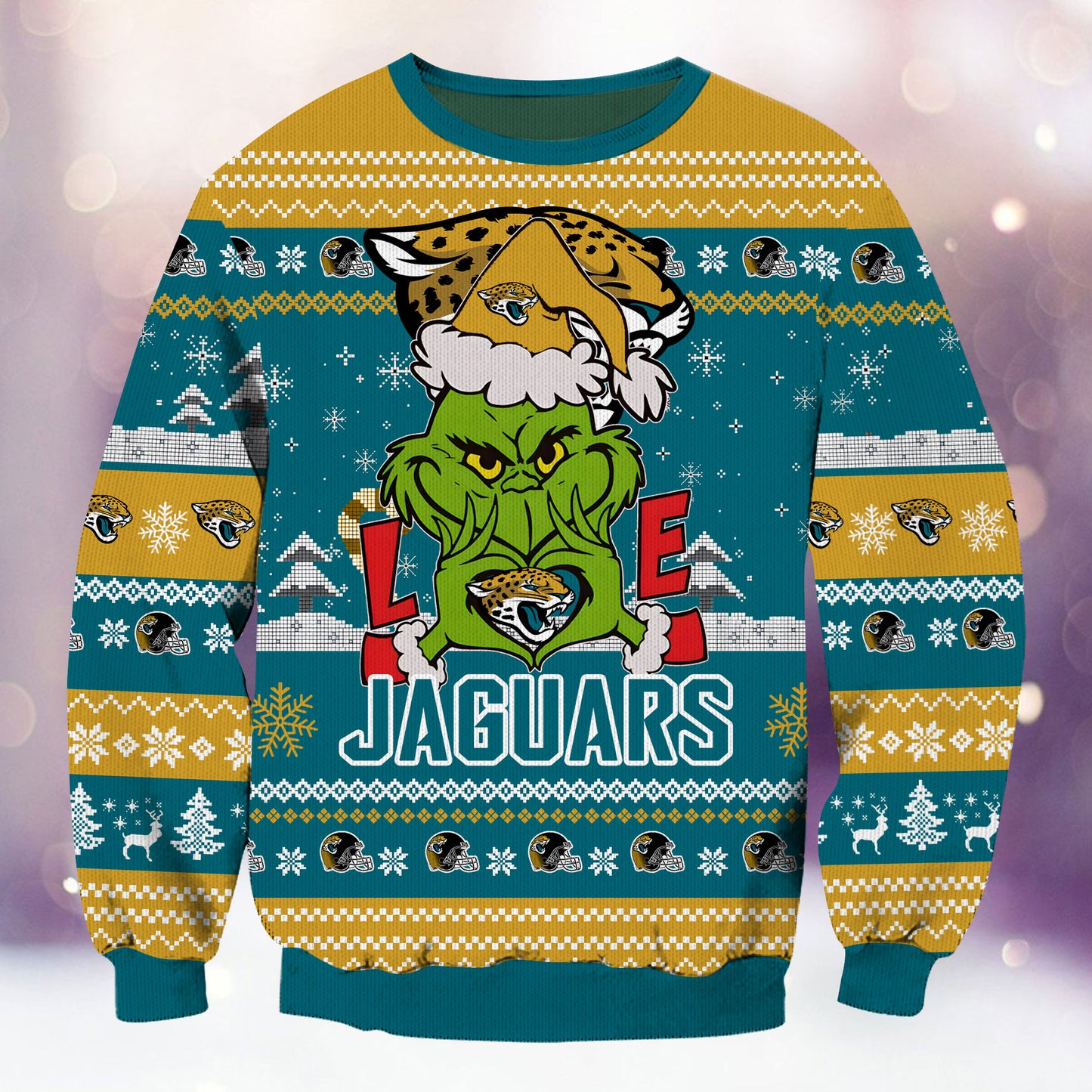 Jacksonville Jaguars Premium Ugly Christmas Sweater AZBTUSW000288