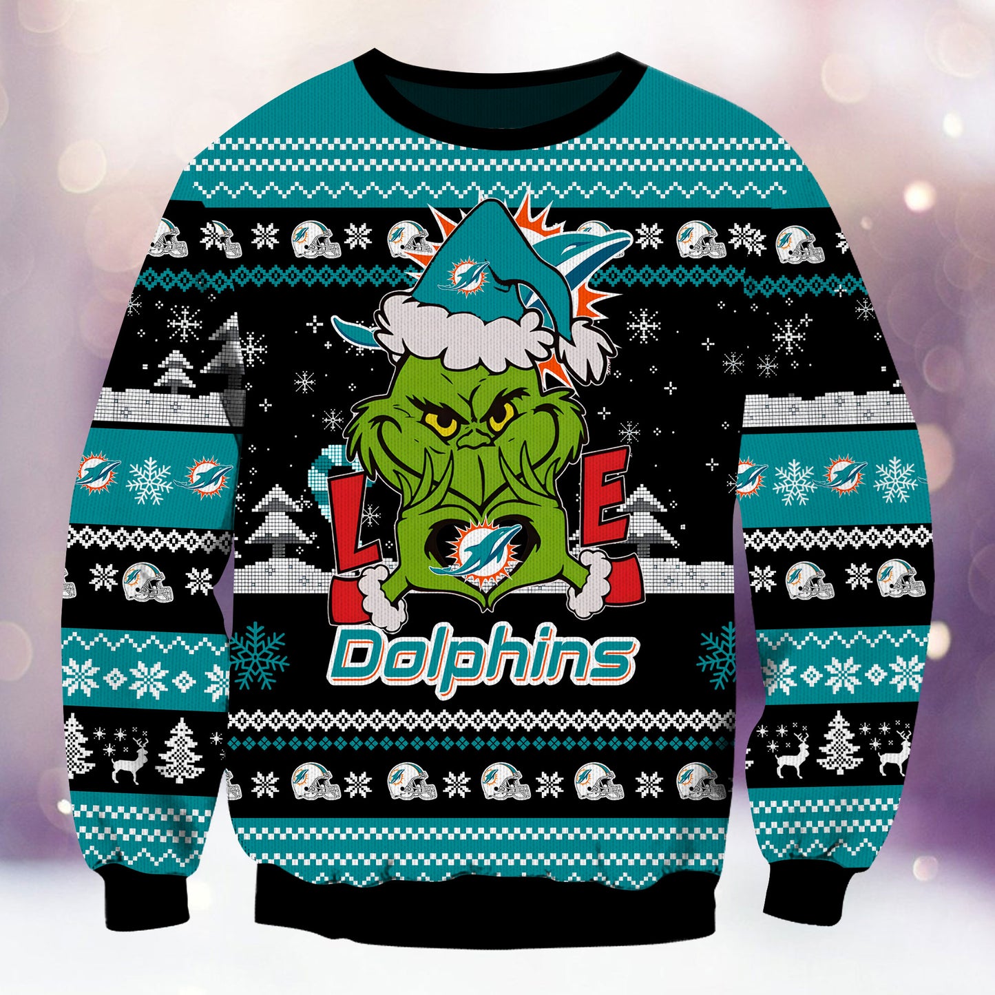 Miami Dolphins Premium Ugly Christmas Sweater AZBTUSW000295