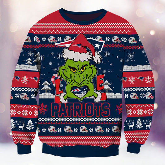 New England Patriots Premium Ugly Christmas Sweater AZBTUSW000297
