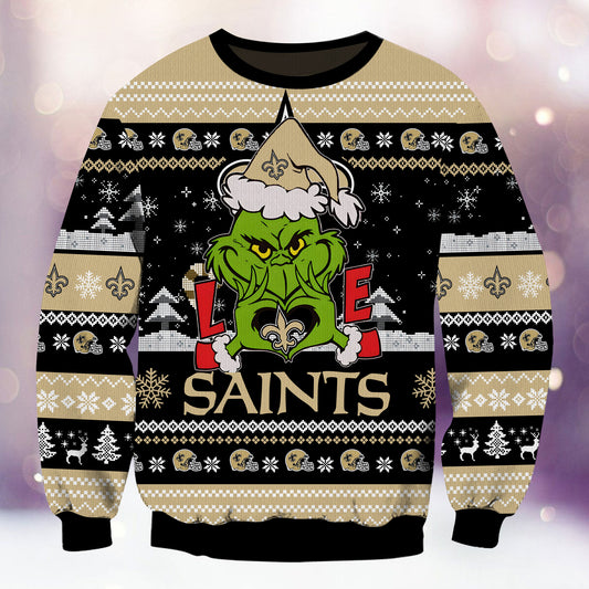 New Orleans Saints Premium Ugly Christmas Sweater AZBTUSW000298