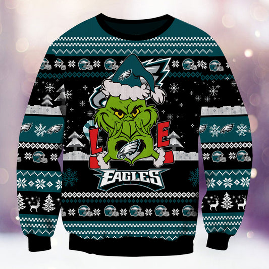 Philadelphia Eagles Premium Ugly Christmas Sweater AZBTUSW000270