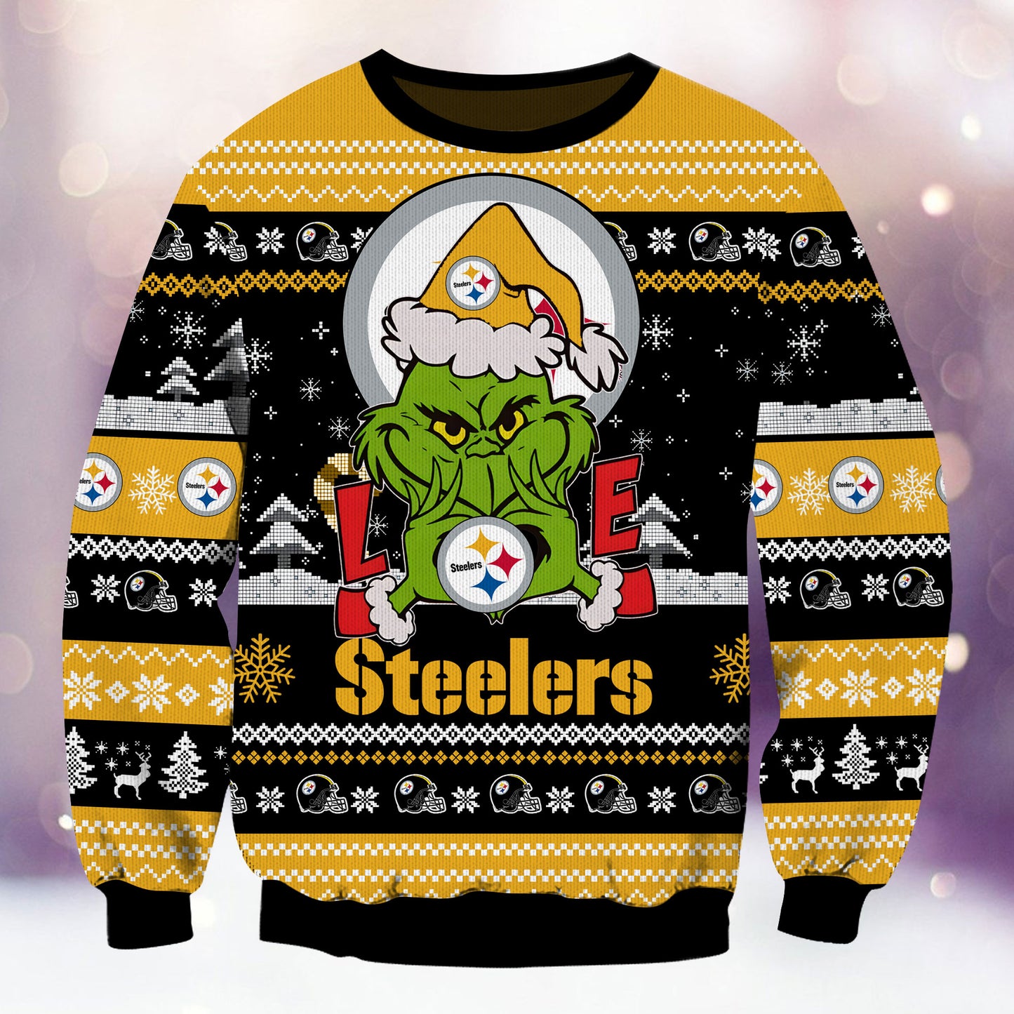 Pittsburgh Steelers Premium Ugly Christmas Sweater AZBTUSW000271