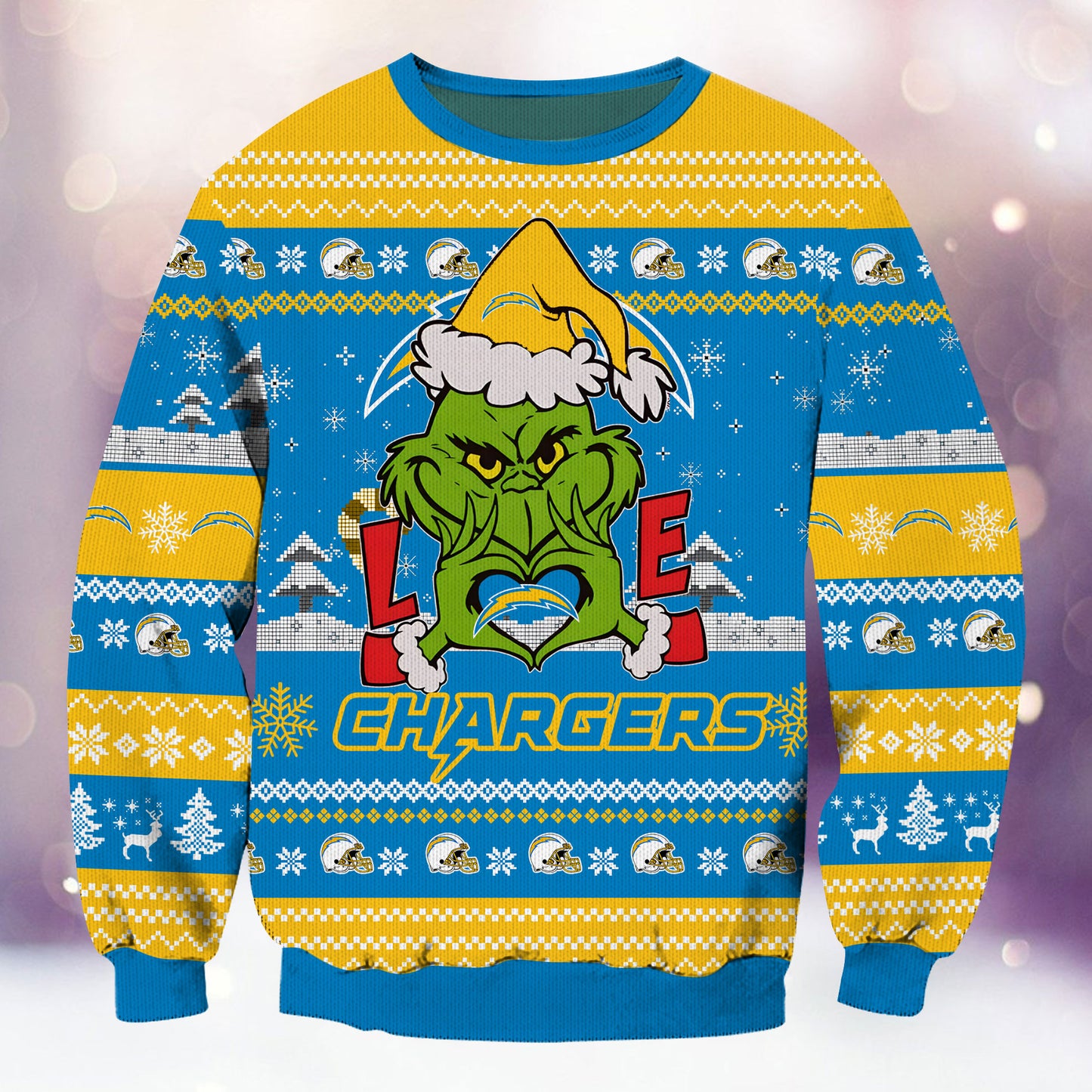 Los Angeles Chargers Premium Ugly Christmas Sweater AZBTUSW000273