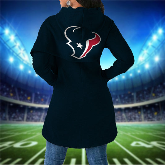 Houston Texans  Mickey Limited Edition Women Irregular Hoodie AZBTWMHD000024