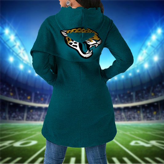 Jacksonville Jaguars  Mickey Limited Edition Women Irregular Hoodie AZBTWMHD000026