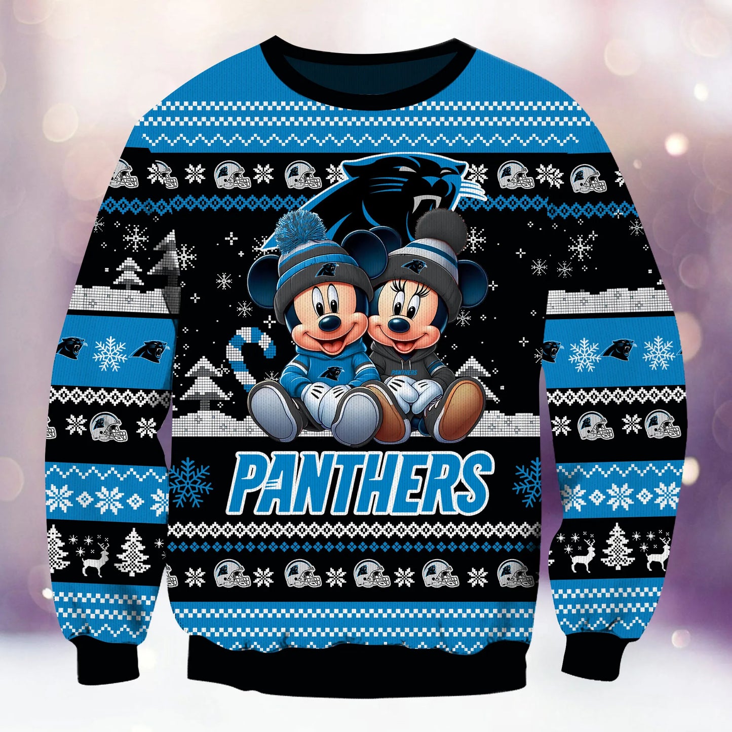 Carolina Panthers Premium Collections Ugly Christmas Sweater AZBTUSW000366