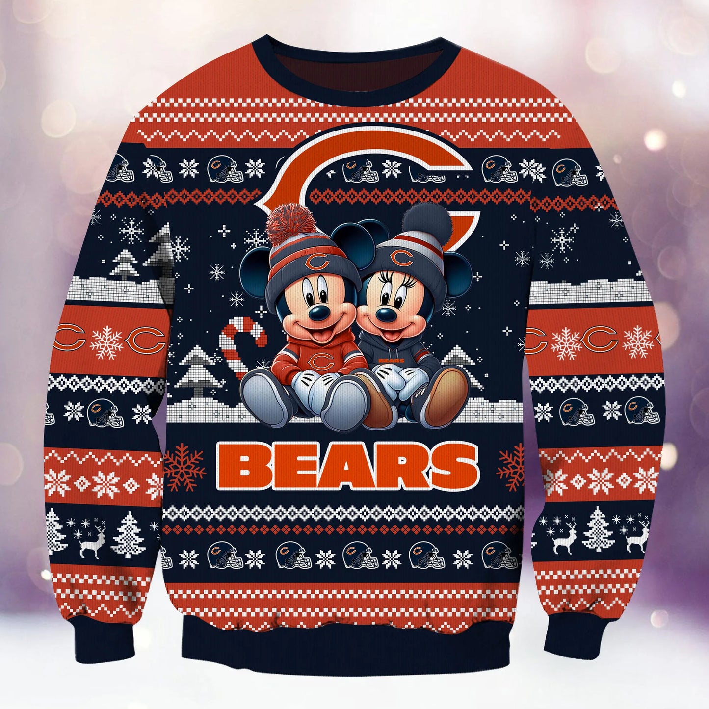 Chicago Bears Premium Collections Ugly Christmas Sweater AZBTUSW000367