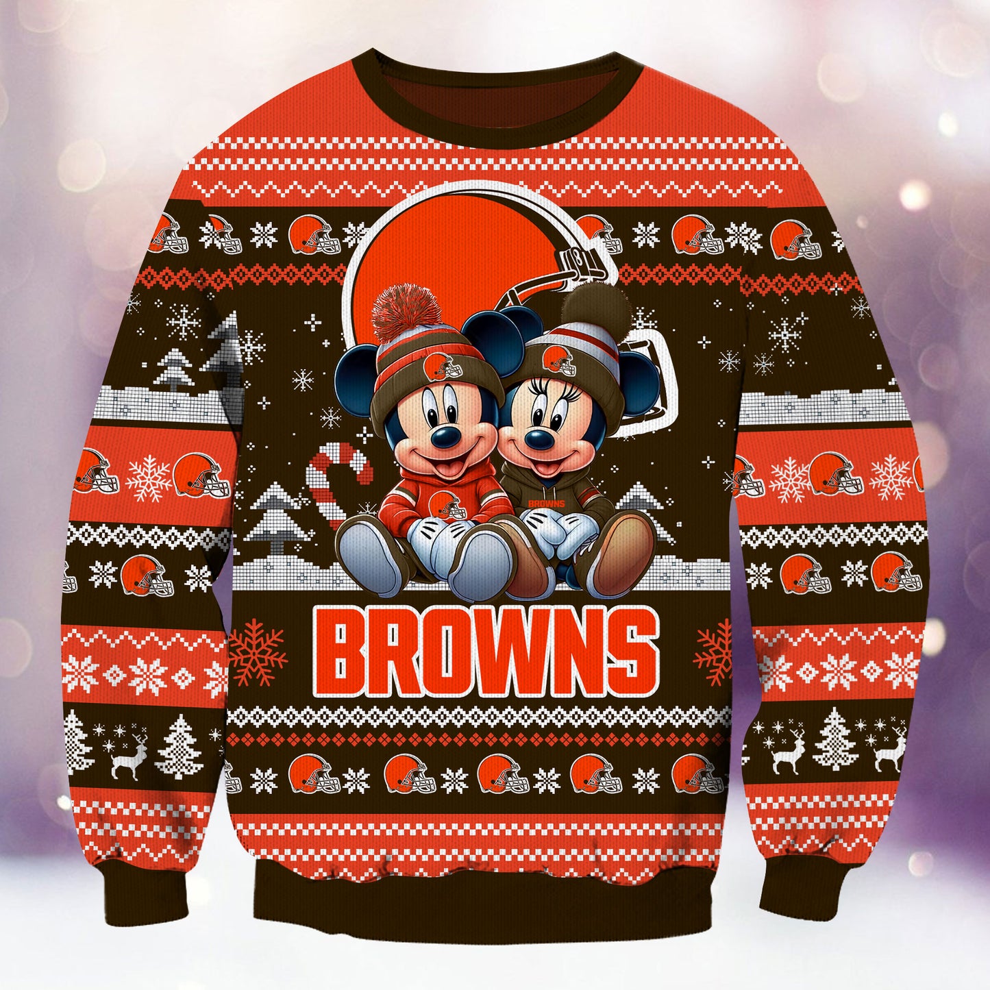 Cleveland Browns Premium Collections Ugly Christmas Sweater AZBTUSW000369