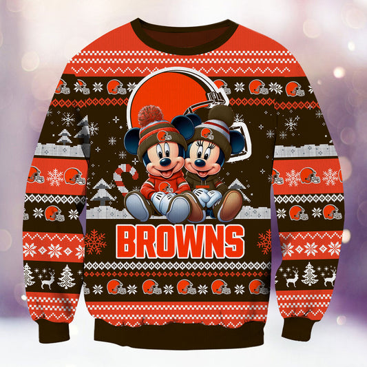 Cleveland Browns Premium Collections Ugly Christmas Sweater AZBTUSW000369