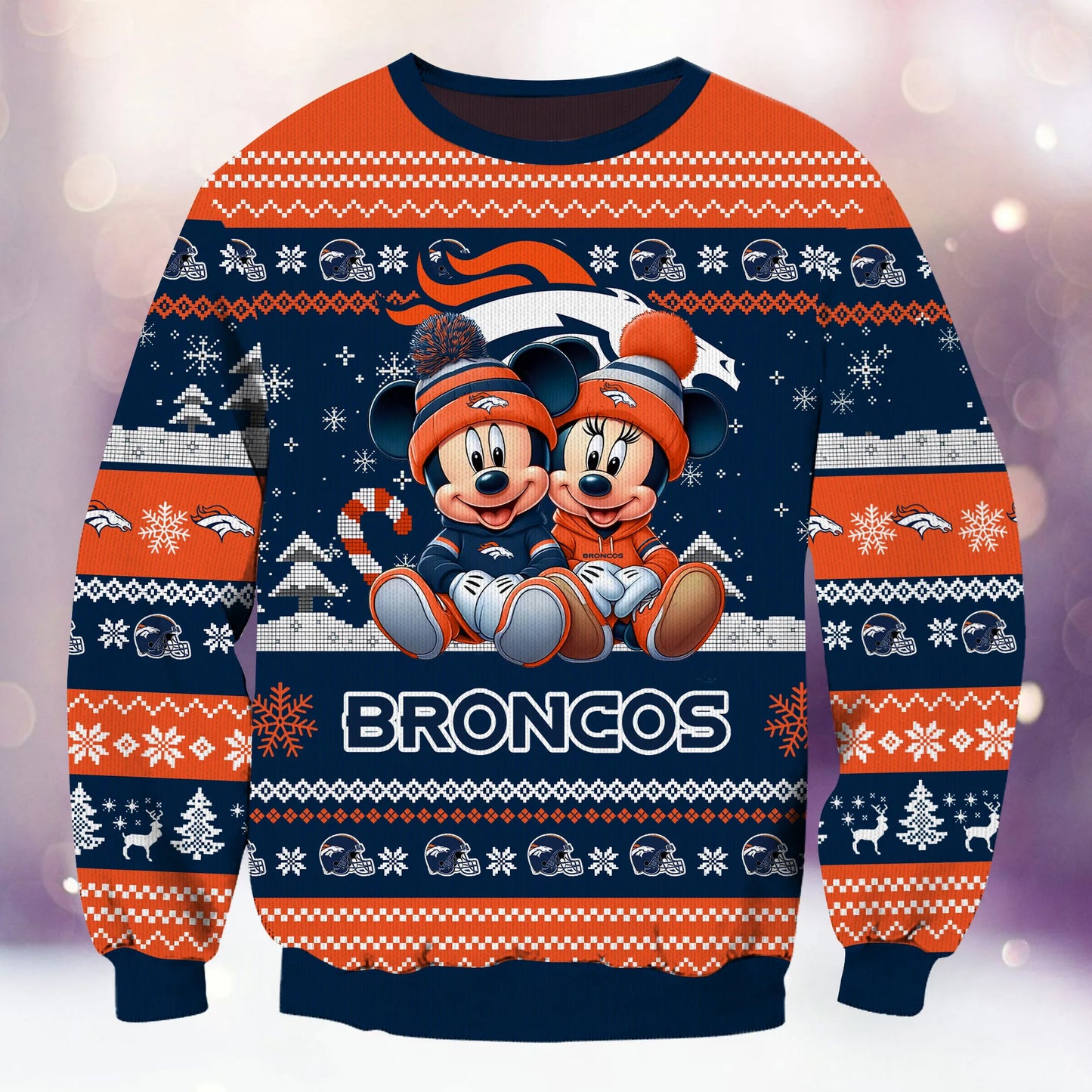 Denver Broncos Premium Collections Ugly Christmas Sweater AZBTUSW000371