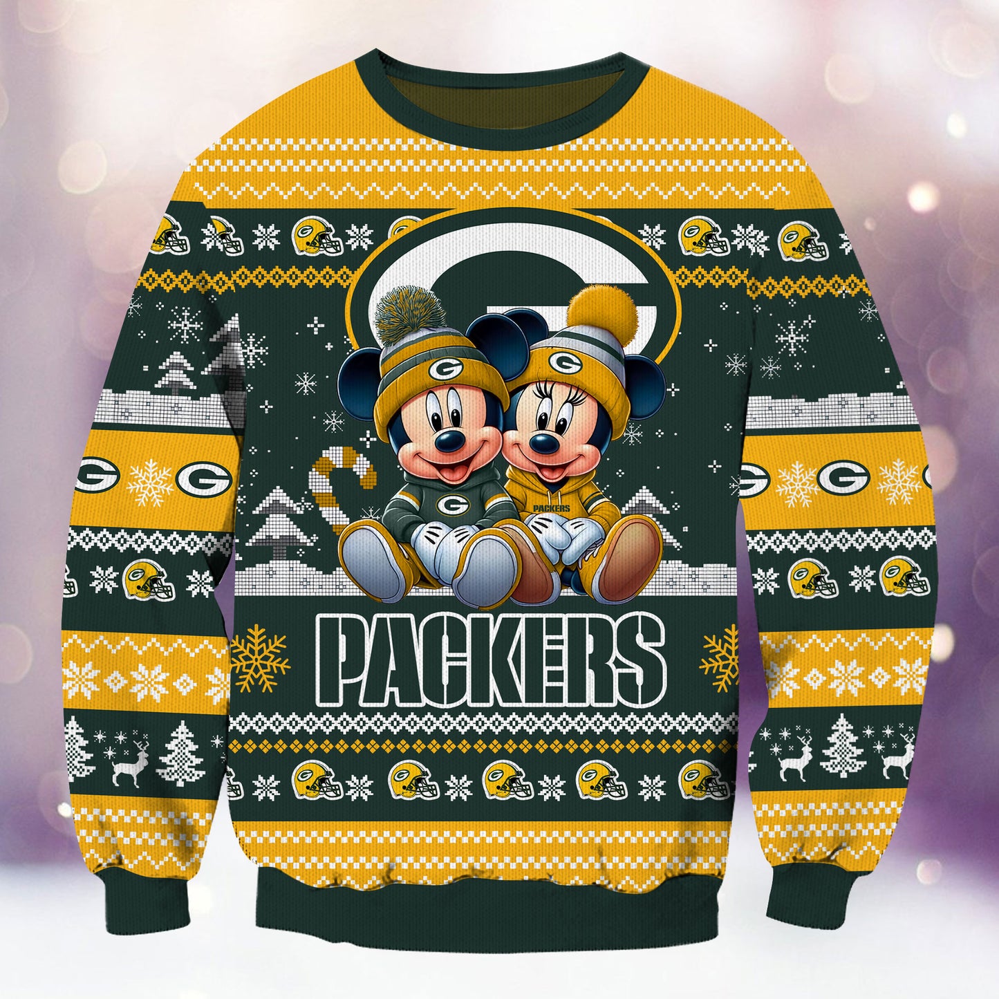 Green Bay Packers Premium Collections Ugly Christmas Sweater AZBTUSW000373