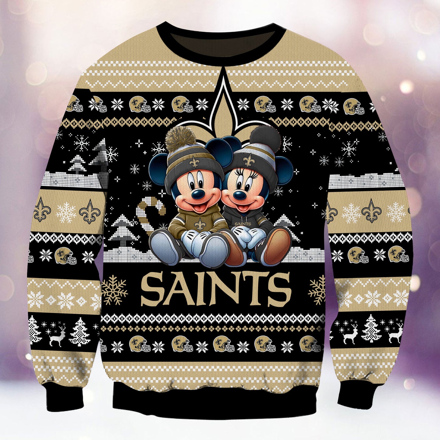 New Orleans Saints Premium Collections Ugly Christmas Sweater AZBTUSW000355