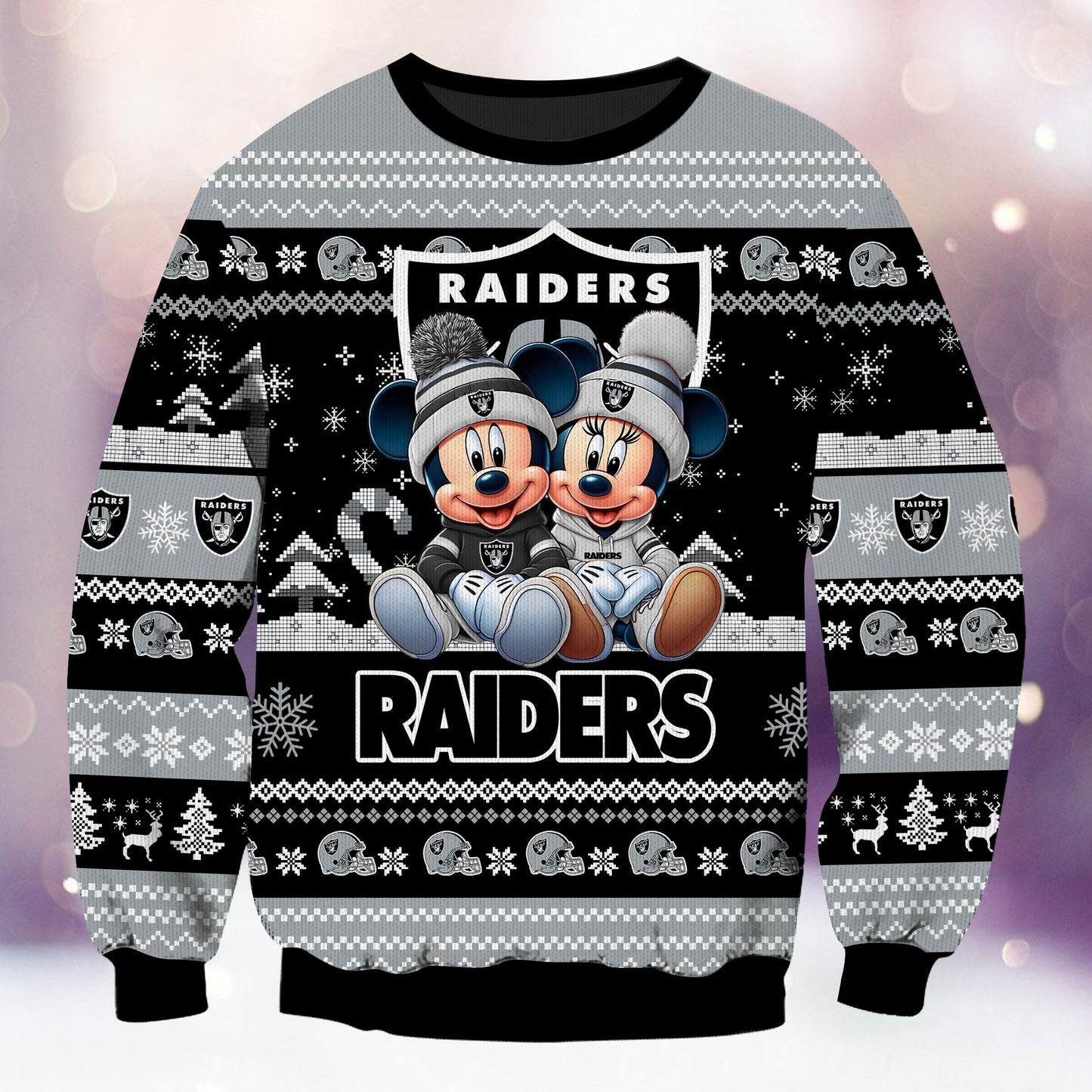 Las Vegas Raiders Premium Collections Ugly Christmas Sweater AZBTUSW000358