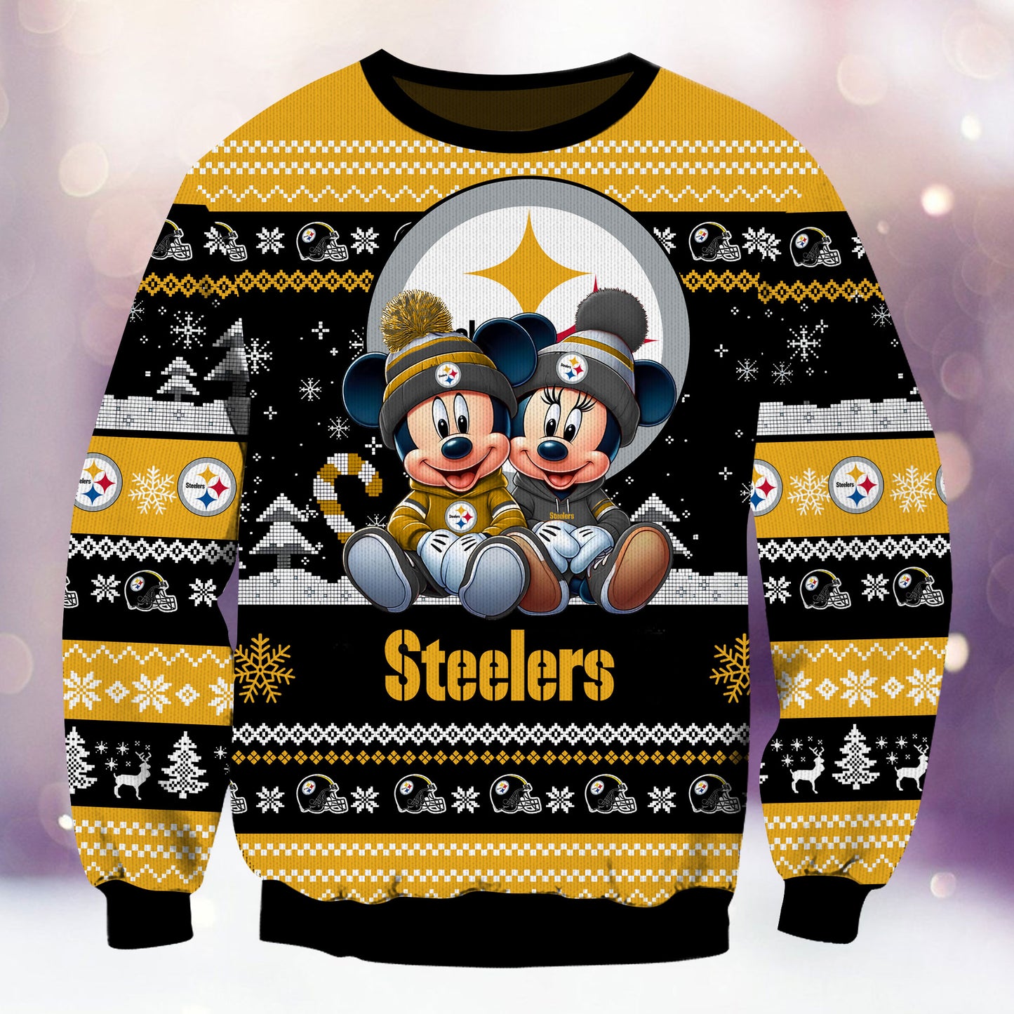 Pittsburgh Steelers Premium Collections Ugly Christmas Sweater AZBTUSW000360