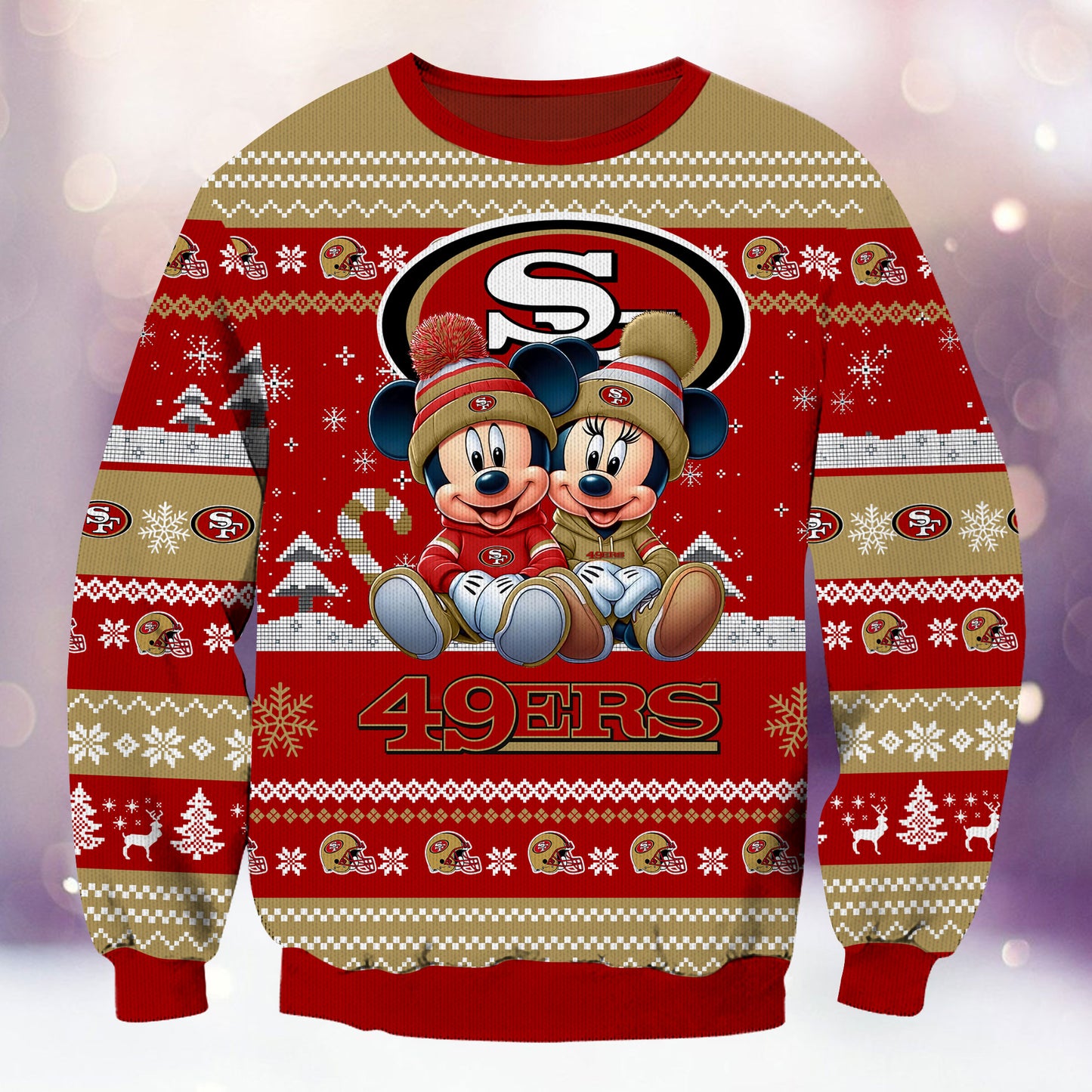 San Francisco 49ers Premium Collections Ugly Christmas Sweater AZBTUSW000379