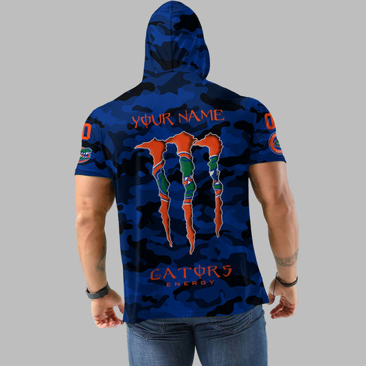 Florida Gators Personalized Camo Short Sleeve Hoodie AZBTSSHD000027