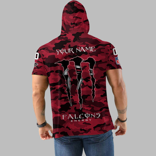Atlanta Falcons Personalized Camo Short Sleeve Hoodie AZBTSSHD000066