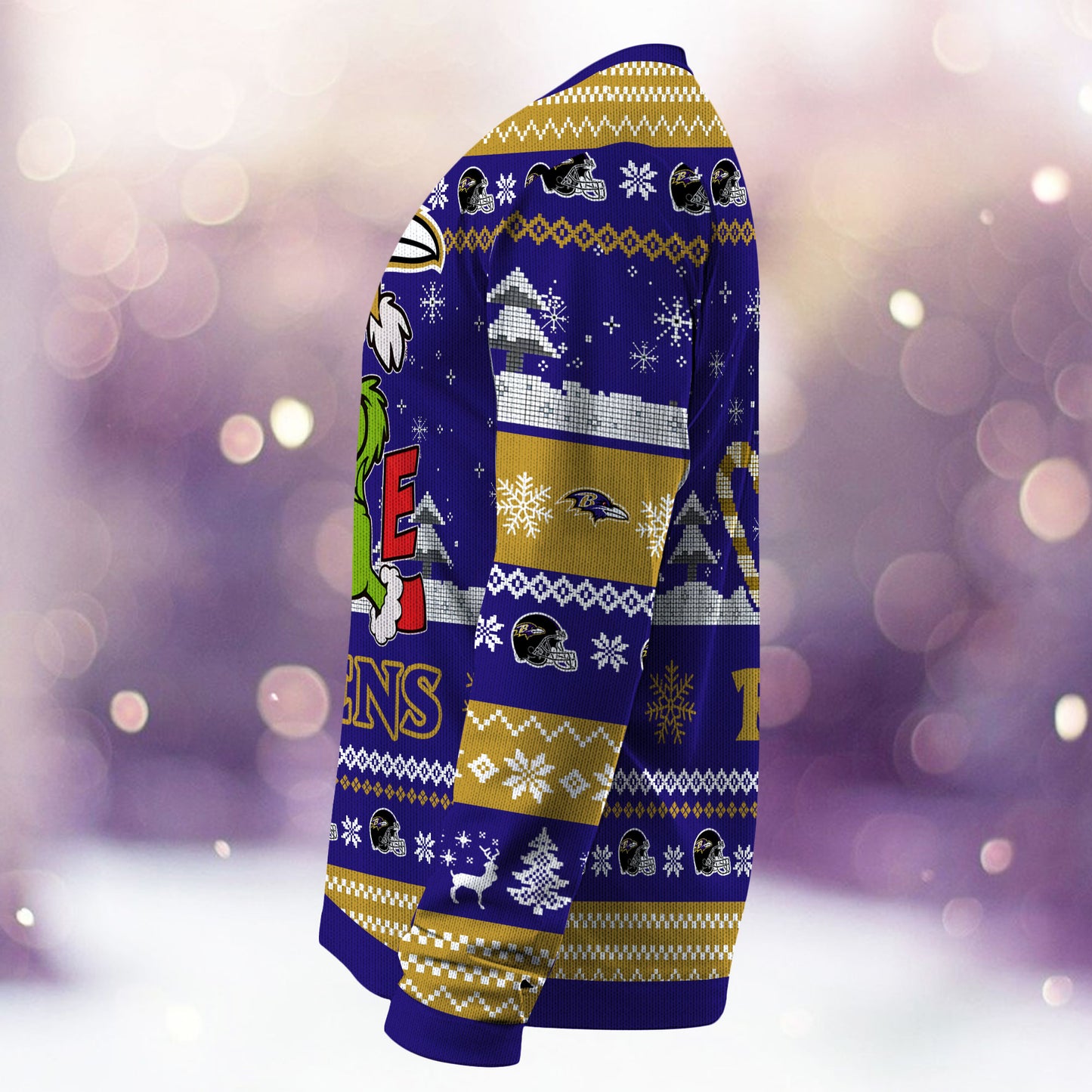 Baltimore Ravens Premium Ugly Christmas Sweater AZBTUSW000292