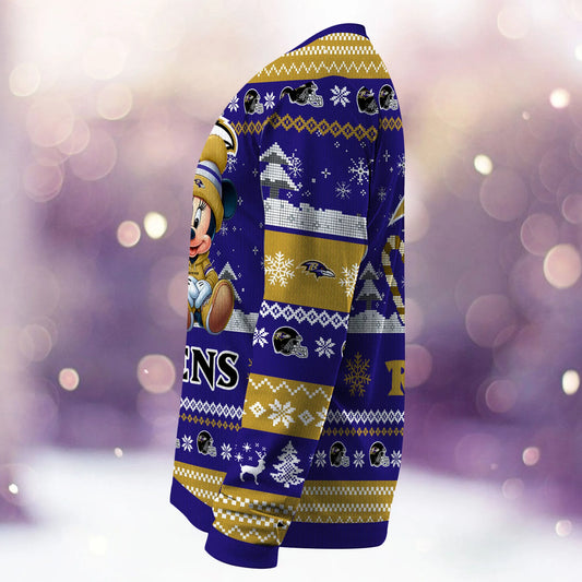 Baltimore Ravens Premium Collections Ugly Christmas Sweater AZBTUSW000364