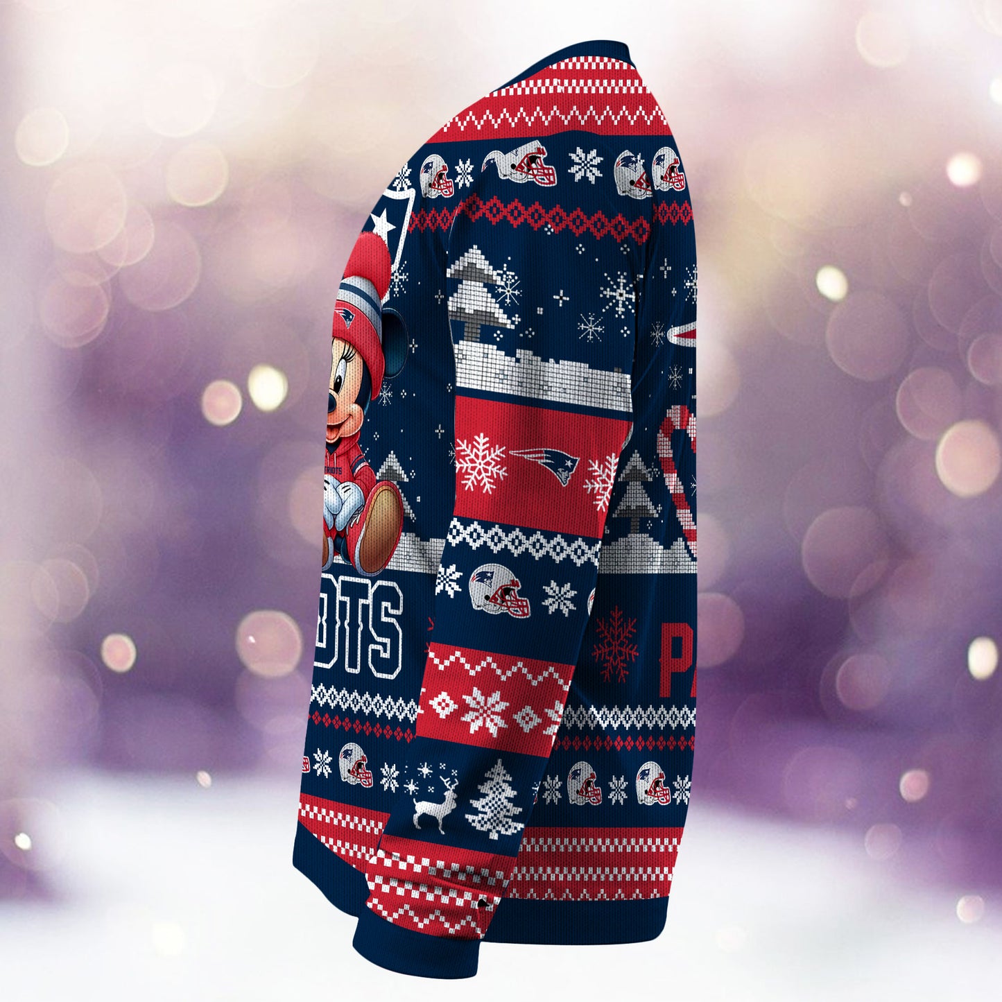 New England Patriots Premium Collections Ugly Christmas Sweater AZBTUSW000354