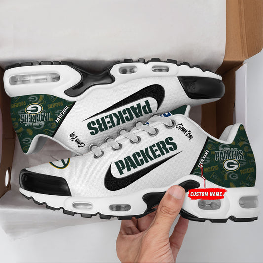 Green Bay Packers New Personalized T-N Youth SneakersAZBTTNS000150