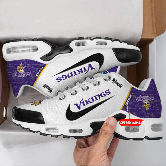 Minnesota Vikings New Personalized T-N Youth SneakersAZBTTNS000144