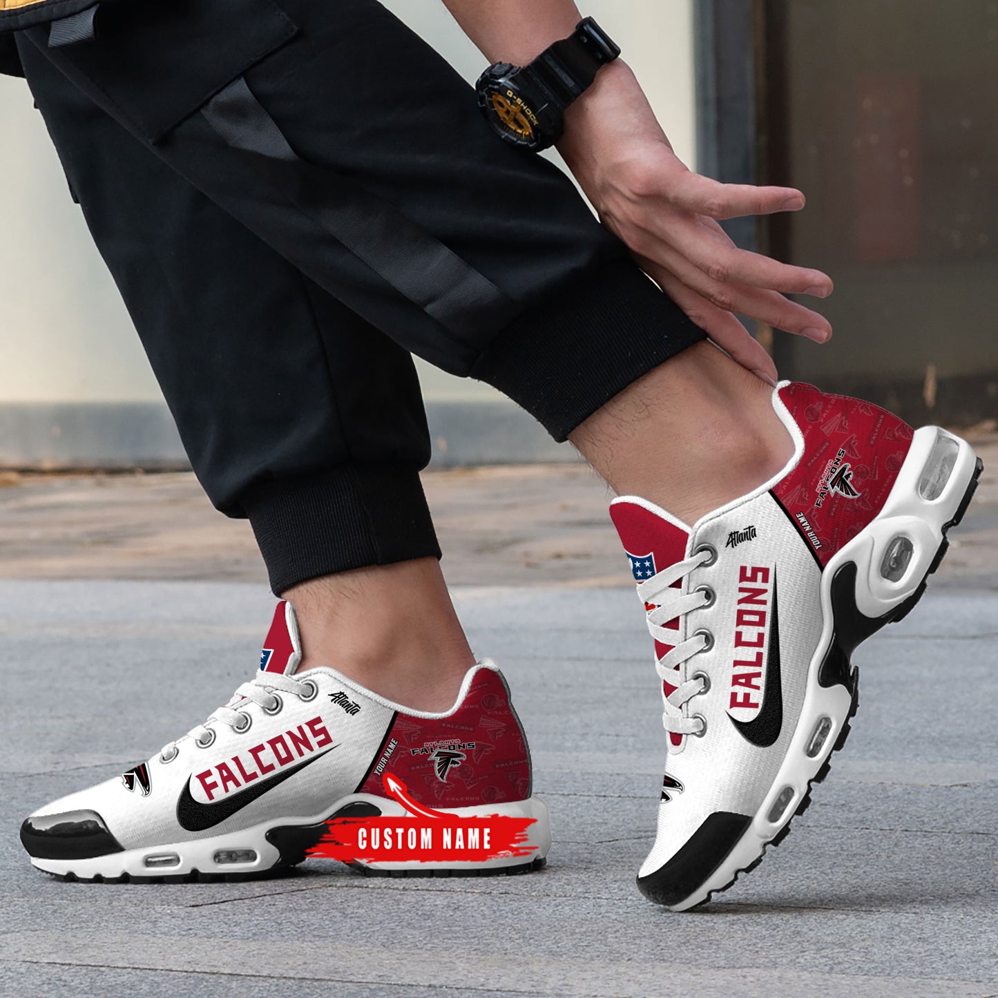 Atlanta Falcons New Personalized T-N Youth SneakersAZBTTNS000156