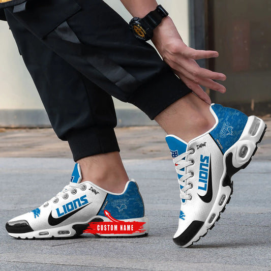 Detroit Lions New Personalized T-N Youth SneakersAZBTTNS000149