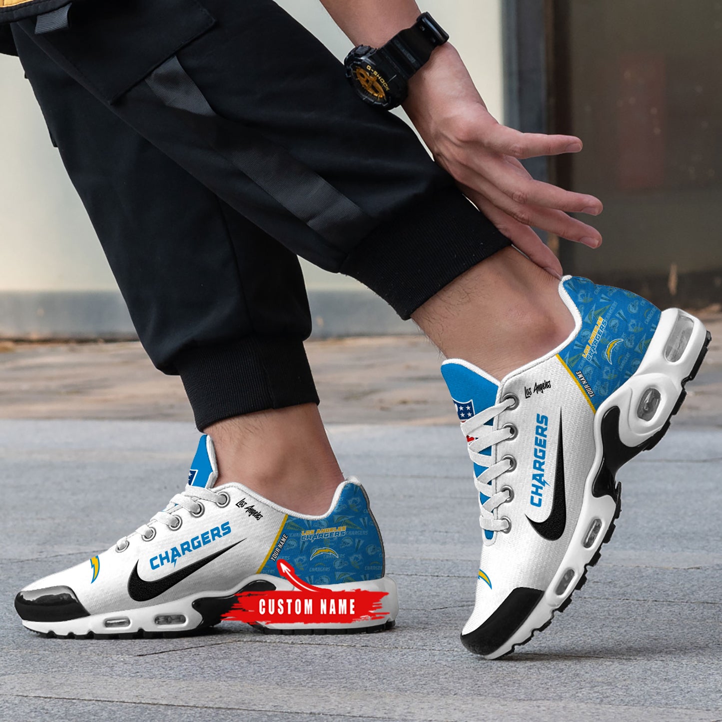 Los Angeles Chargers New Personalized T-N Youth SneakersAZBTTNS000139