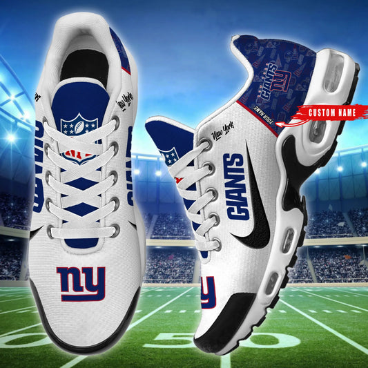 New York Giants New Personalized T-N Youth SneakersAZBTTNS000133