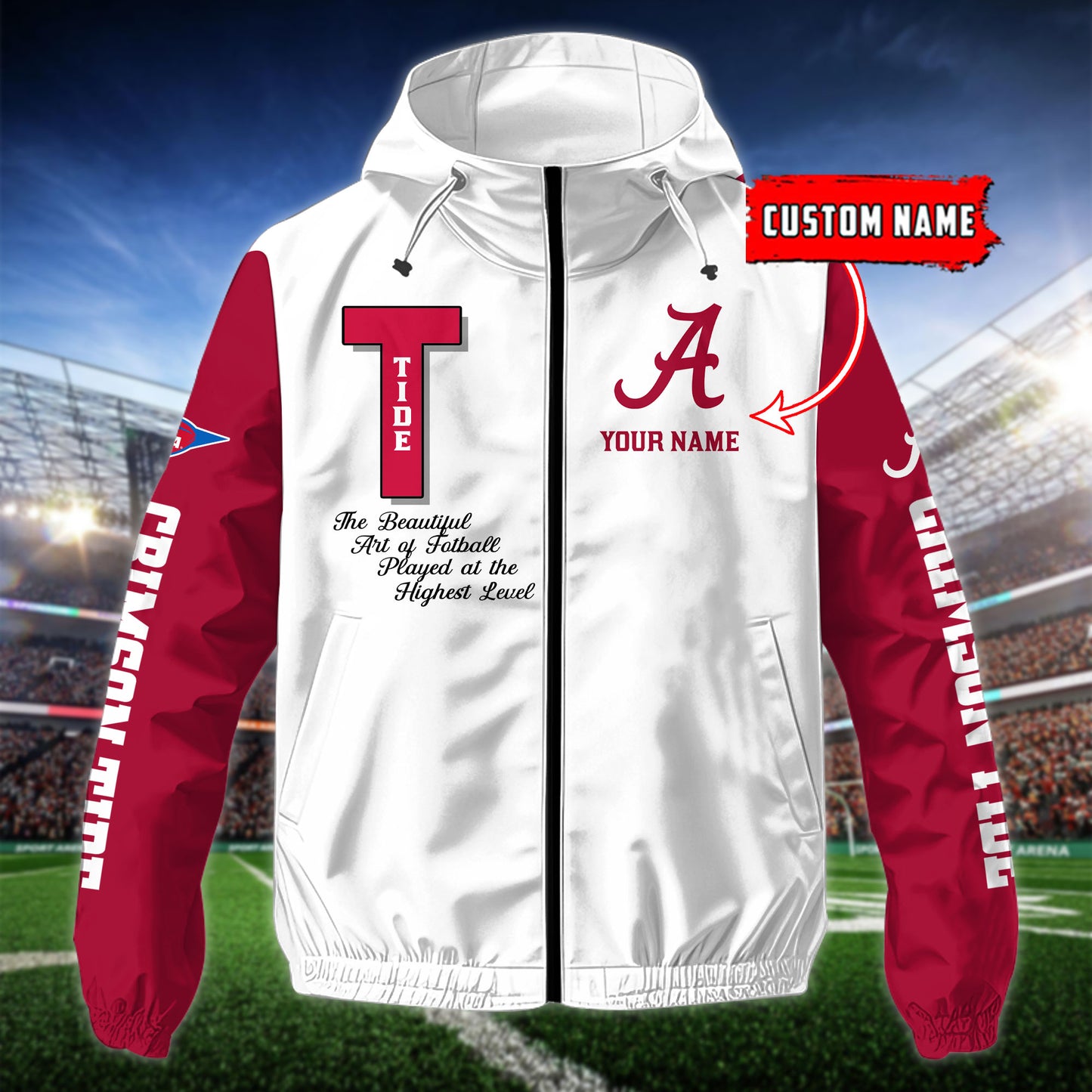 Alabama Crimson Tide Outdoor Jacket AZBTOJ000161