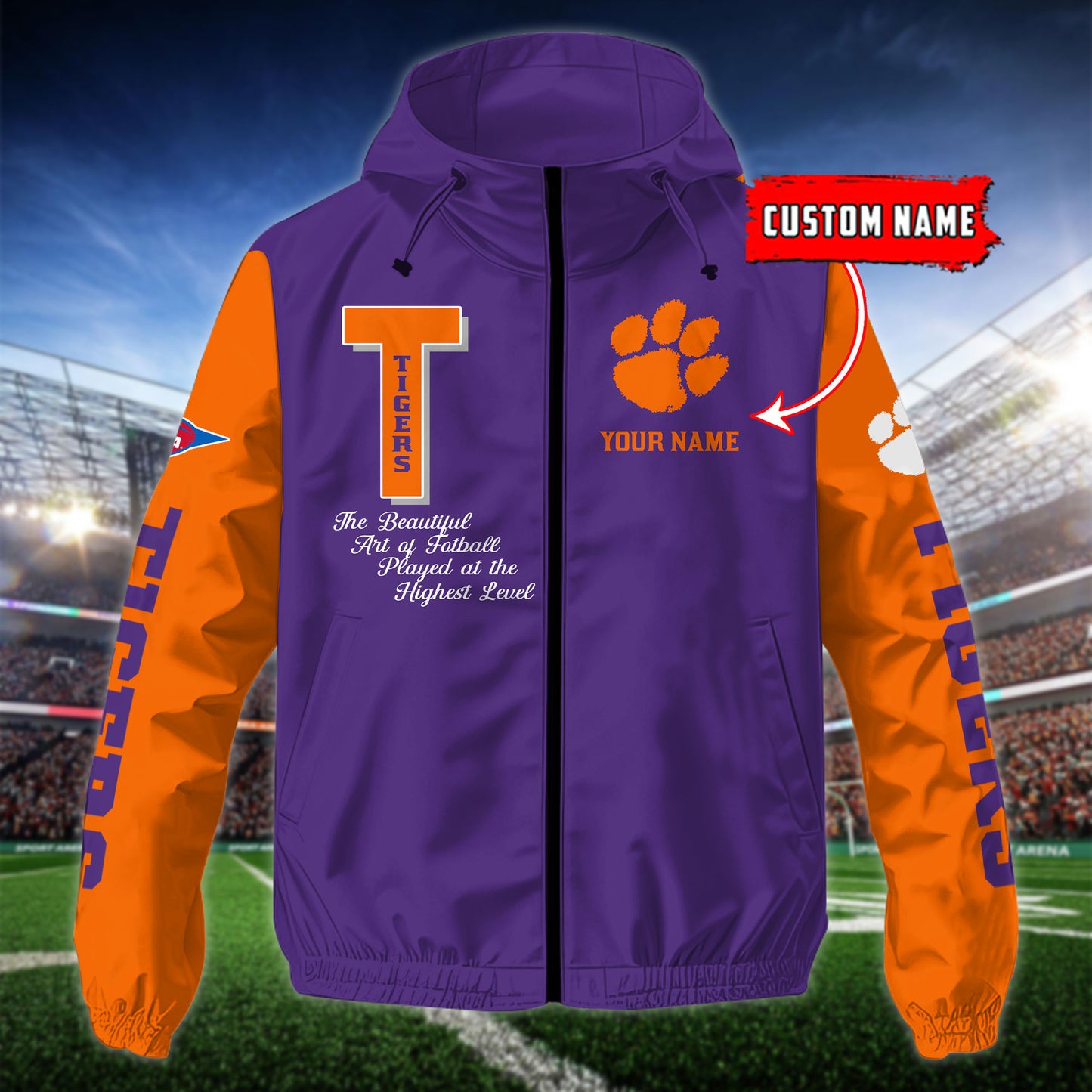Clemson Tigers Outdoor Jacket AZBTOJ000165