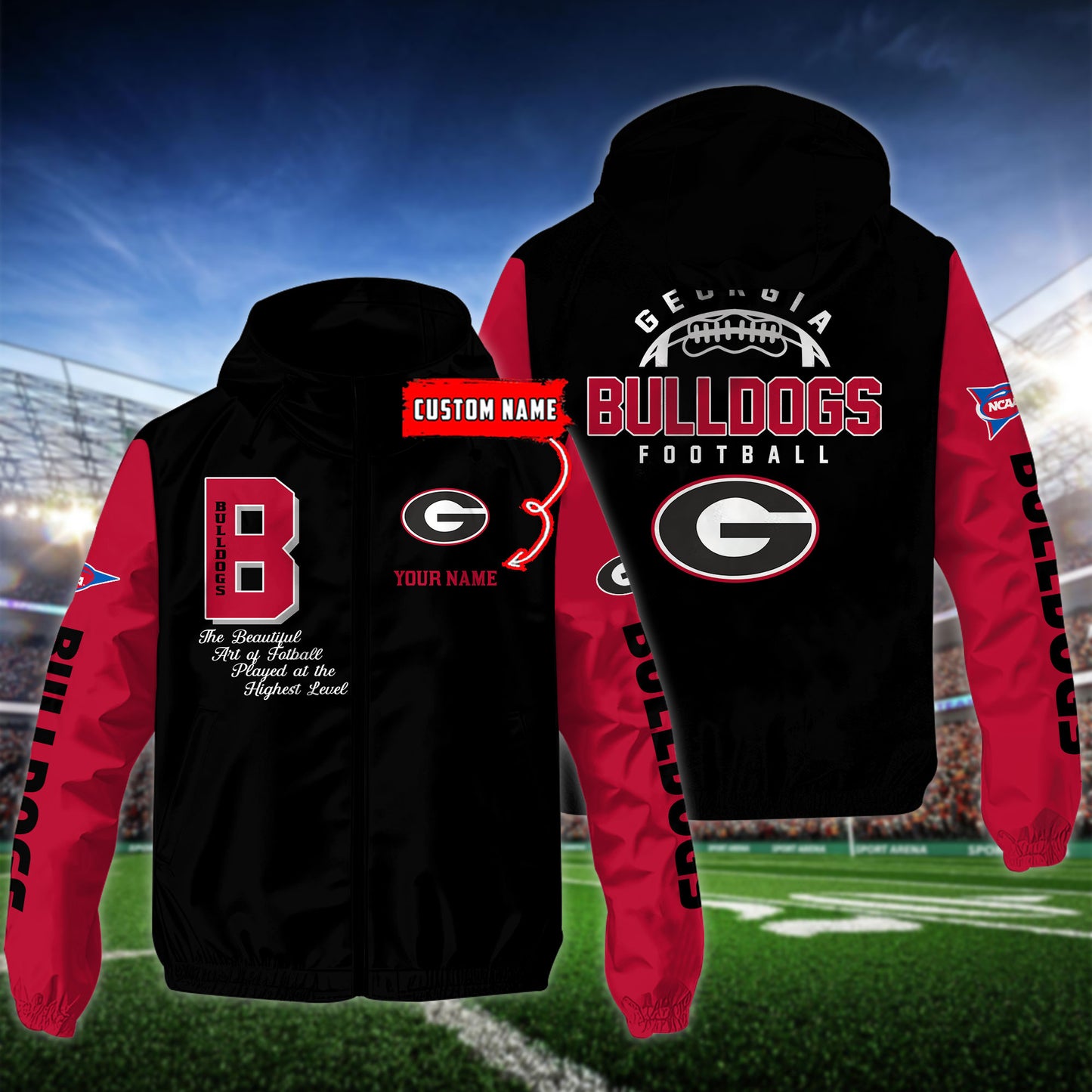 Georgia Bulldogs Outdoor Jacket AZBTOJ000168