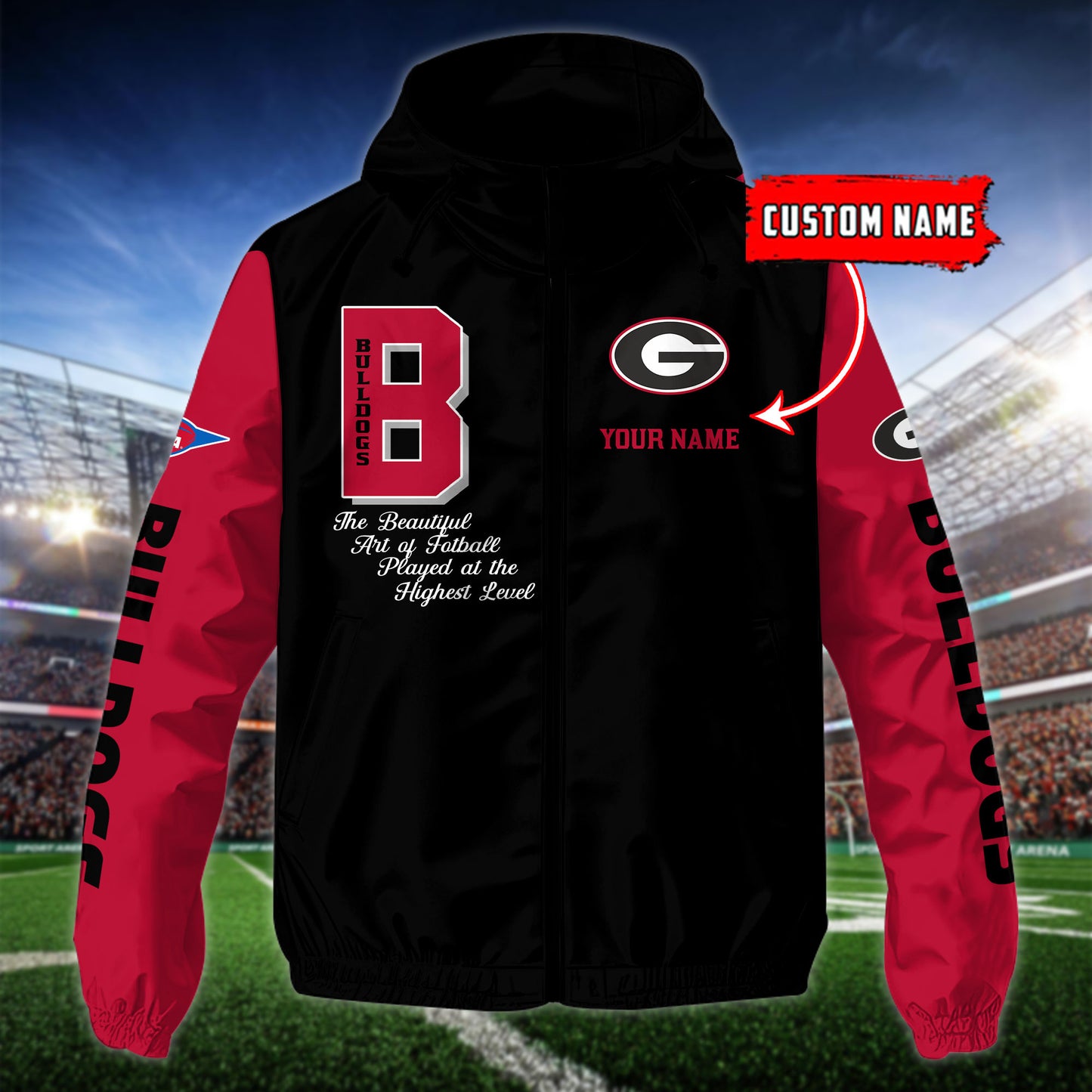 Georgia Bulldogs Outdoor Jacket AZBTOJ000168