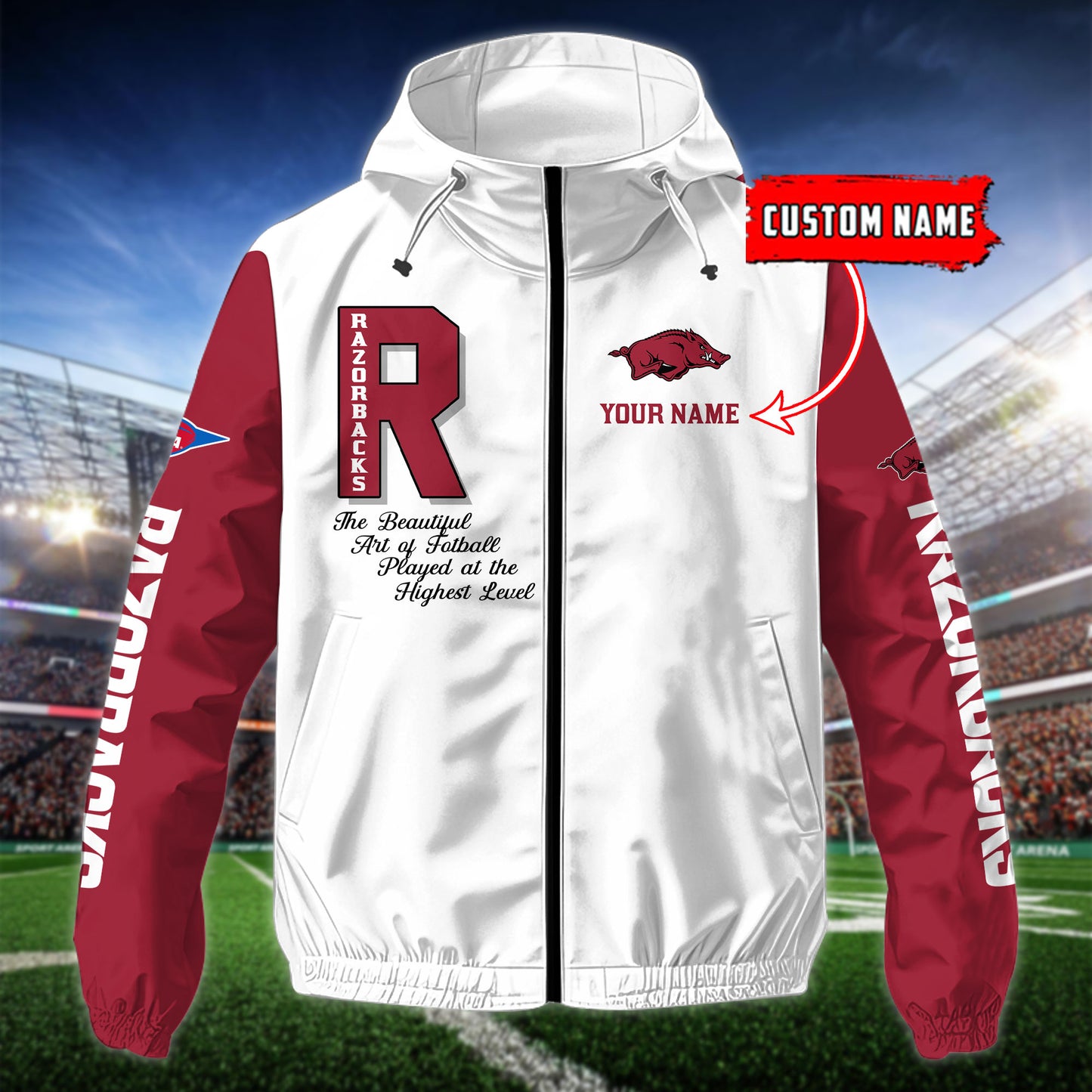 Arkansas Razorbacks Outdoor Jacket AZBTOJ000182