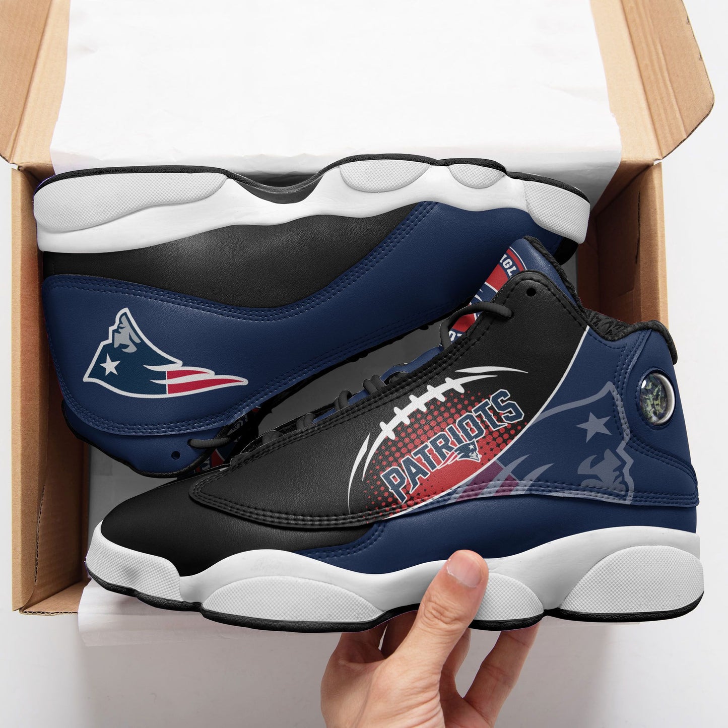 New England Patriots Air JD13 Sneakers 295