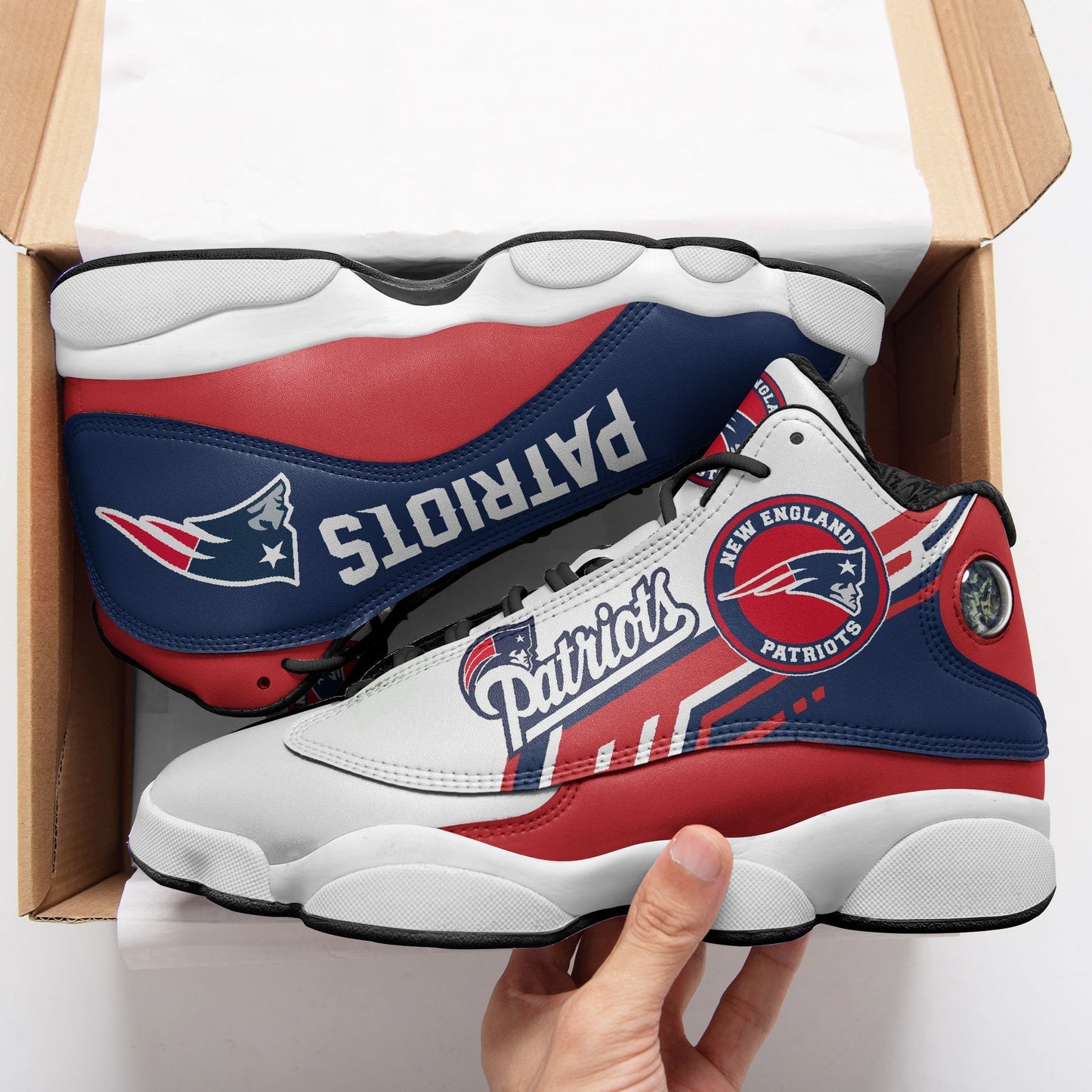 New England Patriots Air JD13 Sneakers 559