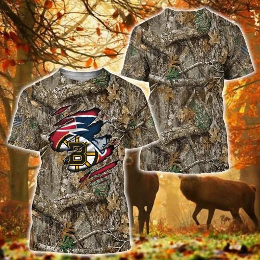 New England Patriots – Boston Bruins All Over Printed 212