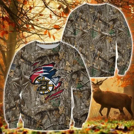 New England Patriots – Boston Bruins All Over Printed 212