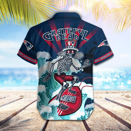 New England Patriots Button Shirt BG848