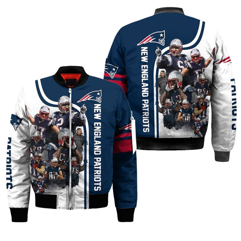 New England Patriots Custom 2 Bomber Jacket
