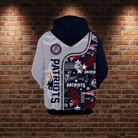 New England Patriots Fashion 3 Hoodie