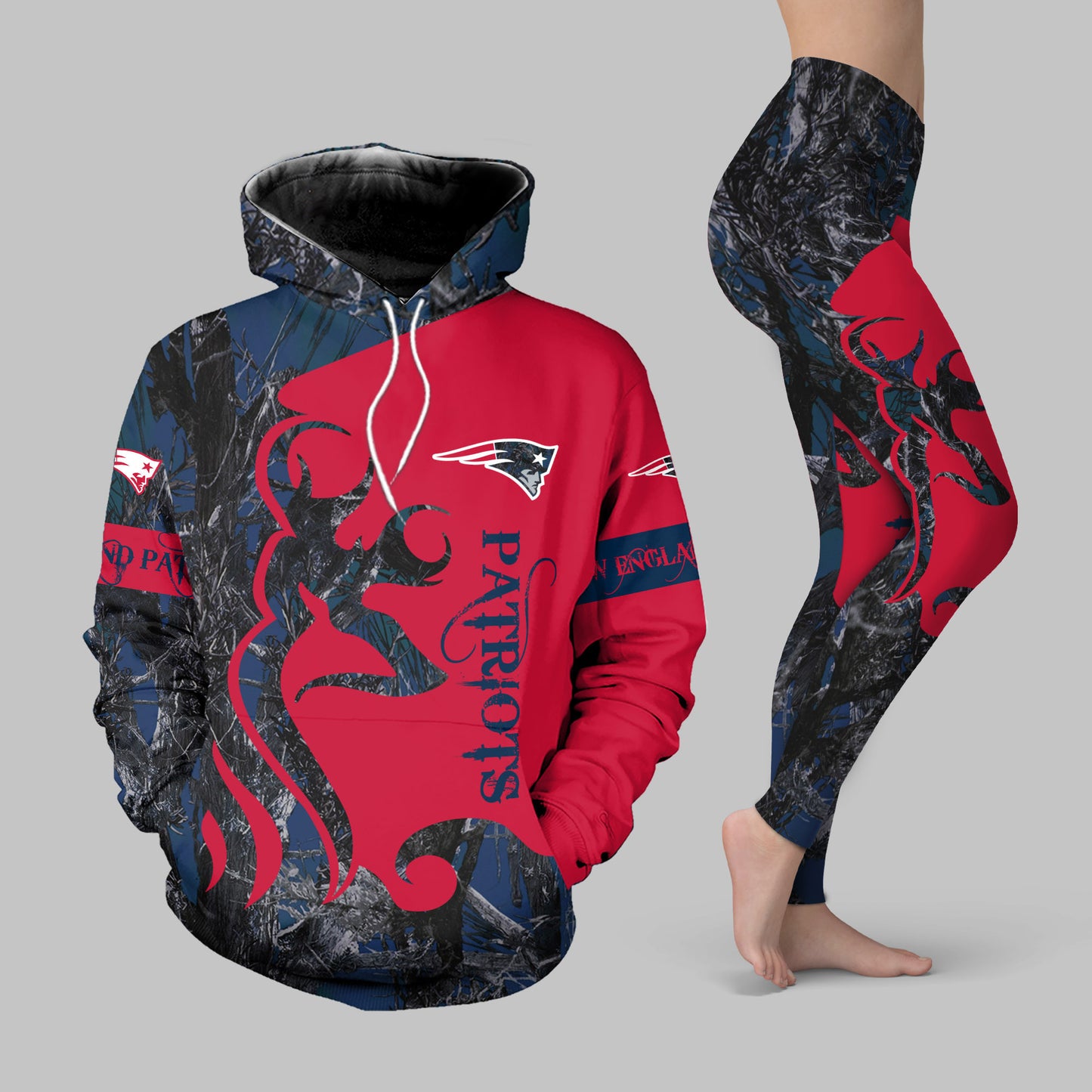 New England Patriots Leggings And Hoodie BG50