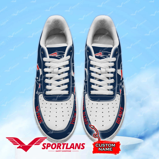New England Patriots NFL Personalized Air Force 1 Shoes