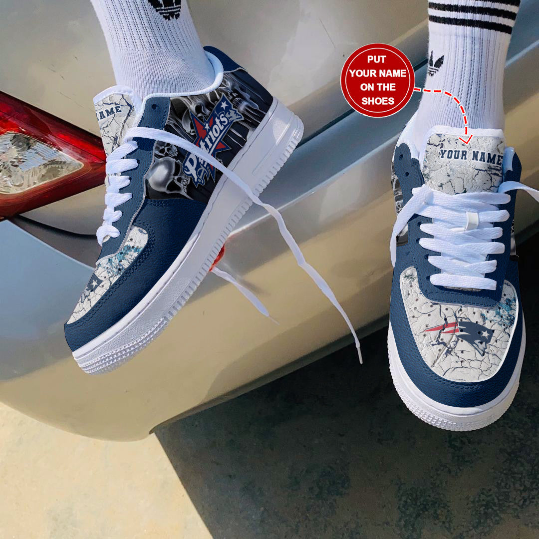 New England Patriots Personalized AF1 Shoes BG191
