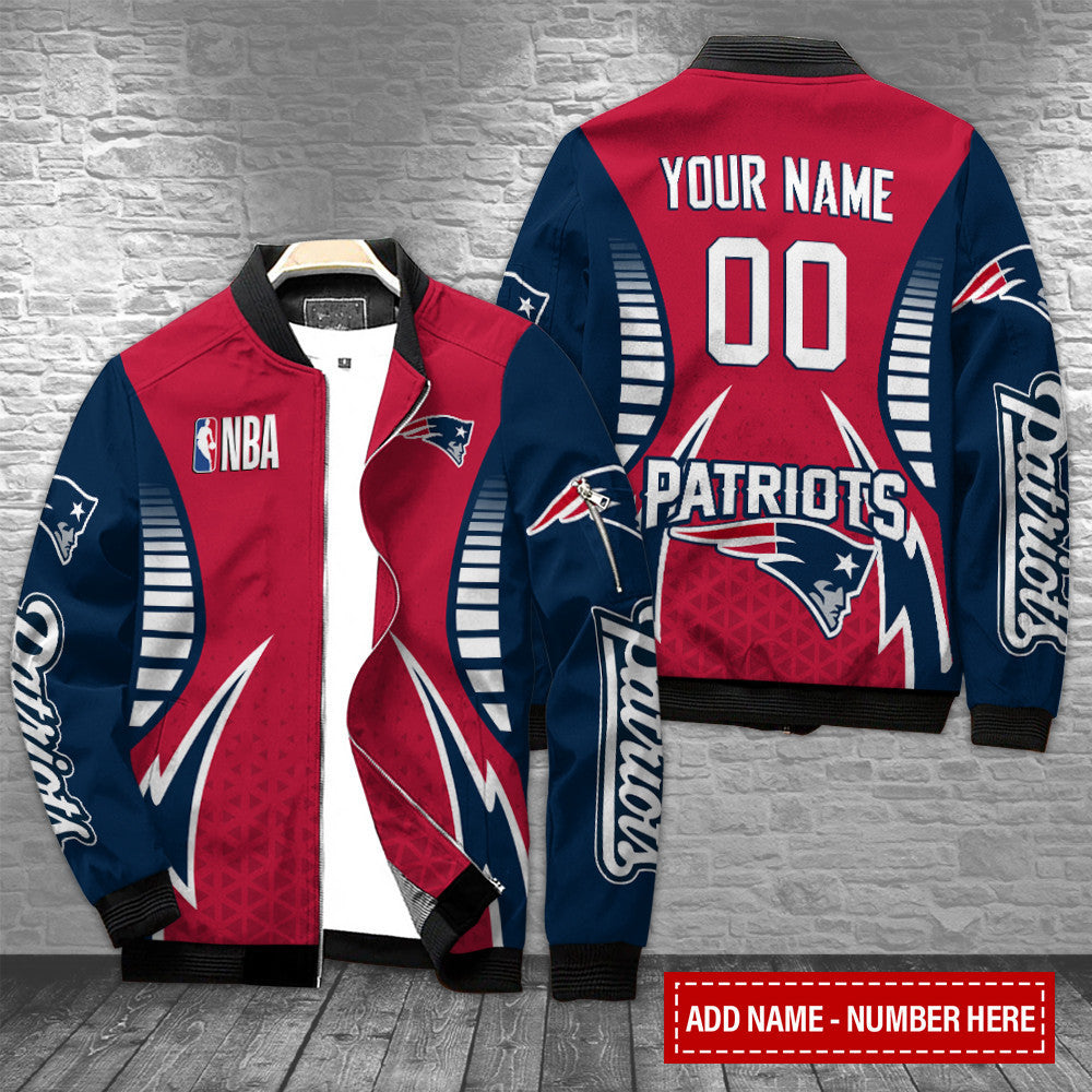 New England Patriots Personalized Bomber Jacket BG110
