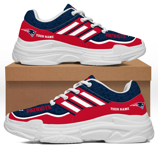 New England Patriots Personalized Chunky Sneakers 12